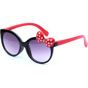 3Pcs Kids Sunglasses Polarized UV Protection | Lovely Pink Heart Girls Sunglasses Kitty Age 2-10 Baby Toddlers