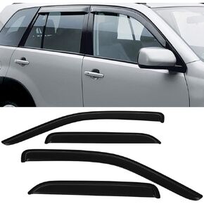 4 قطع أصلية من ظلال النوافذ، مجموعة واقيات المطر المثبتة بشريط خارجي، أقنعة نافذة جانبية لطيفة متوافقة مع 01-12 Escape 08-11 Tribute 05-11 Mariner 94059 in Kuwait