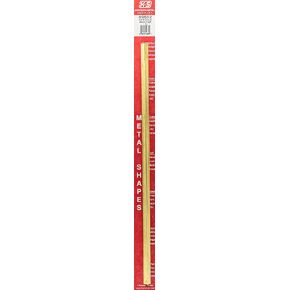 K&S 9880 Brass Angle, 0.014" Wall - 1/8" Leg Length, 1 Piece, Made in The USA