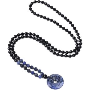 COAI Donut Pendant 108 Beads Mala Necklace
