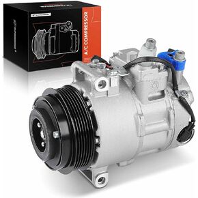 A-Premium Air Conditioner AC Compressor with Clutch Compatible with Mercedes-Benz C-Class C280 2008-2009, C300 2008-2010, C350 2008-2009, GL-Class GL450 GL550, ML-Class ML500, R-Class R350 R500 & More