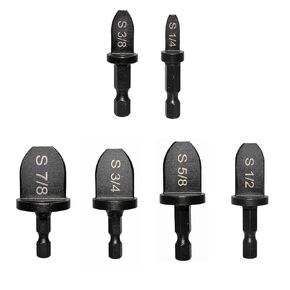 Yu&Yang HVAC Repairing Set Air Conditioner Copper Tube Expander Swaging Tool Manual Pipe Swage Too Drill Bit Soft Copper tubing Tool bit with 1/4''， 3/8''，1/2''， 5/8''，3/4''，7/8''Bits (6PCS)