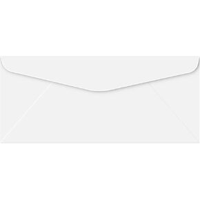 #14 Commercial Business Envelopes - 5 x 11 1/2 - Blank 24lb Plain White Regular Envelopes for Mailing, Letters, Legal Documents, Invoice, Bills, Money and Cash - Moistenable Gummed Flap - 50 per Pack