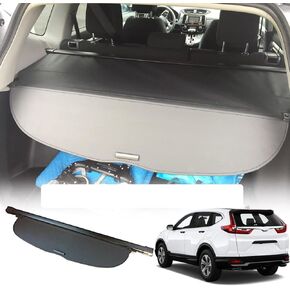 kaungka Cargo Security Rear Trunk Cover Retractable For 2017-2022 Honda Crv Cargo Cover Black
