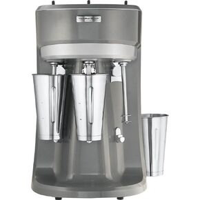 Hamilton Beach HMD400 120V Triple Spindle Commercial Drink Mixer, Grey