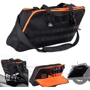 Motorcycle Saddlebag Liner Bag, Hard Saddle Bag Organizer, Insert Single-side Travel Luggage Compatible with Harley Touring Street Glide Road King Road Glide Electra Glide, 1 Bag Only, Black