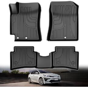 Original 2021-2025 Sorento Floor Mats & Cargo Liner & Backrest Mats for Kia Sorento 6/7 Seats (Non-Hybrid Model) - Custom Fit TPE Floor Liners & Trunk Mat - All Weather Mats for Kia Sorento 2021-2025