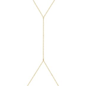 Stainless Steel Non Tarnish Gold Body Chain Necklace for Women, Dainty Simple Stainless Steel Full Body Chain Necklace