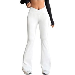 SOLY HUX Women's Yoga Pants High Waisted Sweatpants Flare Leggings Tummy Control Trouser