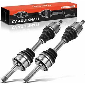 A-Premium Pair (2) Front CV Axle Shaft Assembly Compatible with Toyota Tacoma 1995-2000 2.4L 2.7L 3.4L, 4WD, Driver and Passenger Side, Replace# 4343004010