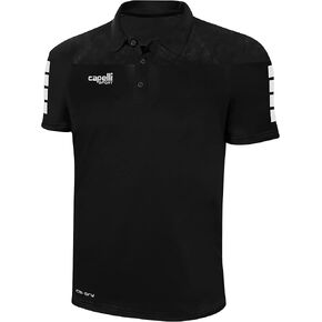 تي شيرت بولو قياسي للرجال من Capelli Sport، قميص Tribeca للتمارين الرياضية برقبة على شكل حرف V