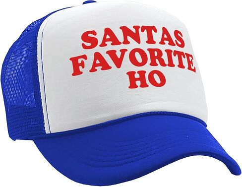 The Goozler - Santas Favorite HO - Christmas Claus Funny - Vintage Retro Style Trucker Cap Hat in Saudi Arabia