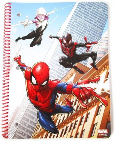 دفتر ملاحظات سبايدرفيرس فريندز مقاس 50 ورقة ذو مسطرة عريضة - 8 × 10.5 بوصة in Kuwait