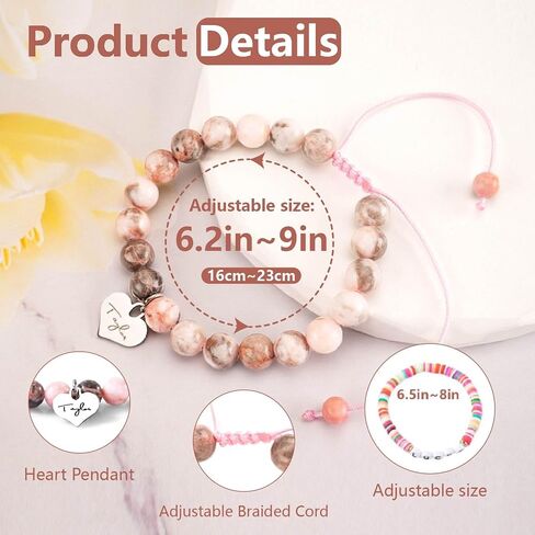 Taylor Birthday Gifts Bracelets, Taylor Merch, Taylor Bracelet and Birthday Card, Taylor Friendship Bracelets with Pink Gift Box, The Best Birthday Party Gifts for Women, Sisters, Wife, Bestie in Saudi Arabia