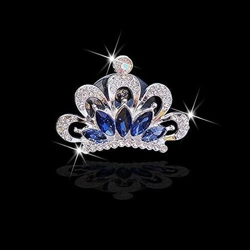 NTRR Crystal Crown Car Clip, Crown Diamond Car Air Conditioning Outlet Clip Rhinestone Car Interior Decoration Bling Car Accessories for Women in Saudi Arabia