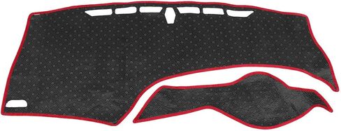 X AUTOHAUX Dashboard Cover Nonslip Black Red Carpet Mat Pad Kit for Honda Civic 2012 2013 2014 2015 Dash Cover in Saudi Arabia