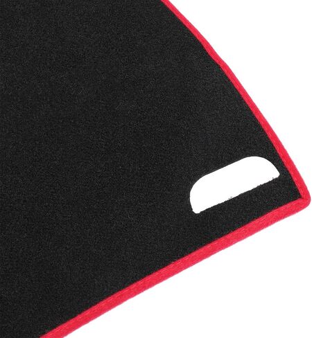 X AUTOHAUX Dashboard Cover Nonslip Black Red Carpet Mat Pad Kit for Honda Civic 2012 2013 2014 2015 Dash Cover in Saudi Arabia