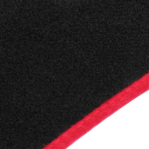X AUTOHAUX Dashboard Cover Nonslip Black Red Carpet Mat Pad Kit for Honda Civic 2012 2013 2014 2015 Dash Cover in Saudi Arabia
