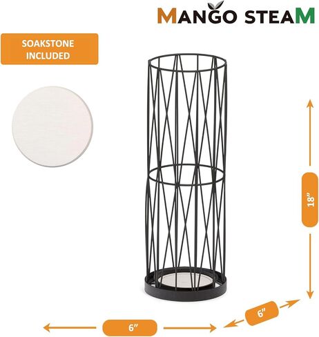 حامل مظلة Mango Steam Pluvian™ Soakstone™ (طويل، أسود) in Kuwait