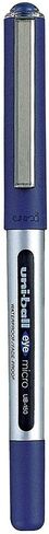 Uni-Ball 162552000 0.5 mm Nib UB-150 Eye Micro Rollerball Pen - Blue (Pack of 12) in Saudi Arabia