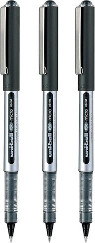 Uni-Ball 162552000 0.5 mm Nib UB-150 Eye Micro Rollerball Pen - Blue (Pack of 12) in Saudi Arabia