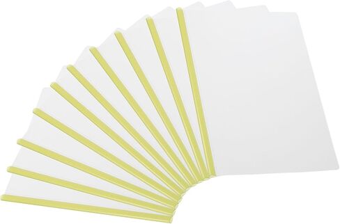PATIKIL Clear Report Covers with Sliding Bar, 10 Pcs 8 mm Slide-Grip Resume Cover 50 Sheets Capacity, A4 Presentation Folders for File, Resume, Rose in Saudi Arabia