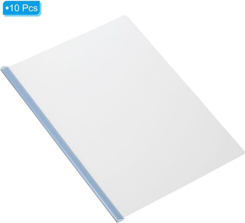 PATIKIL Clear Report Covers with Sliding Bar, 10 Pcs 8 mm Slide-Grip Resume Cover 50 Sheets Capacity, A4 Presentation Folders for File, Resume, Rose in Saudi Arabia