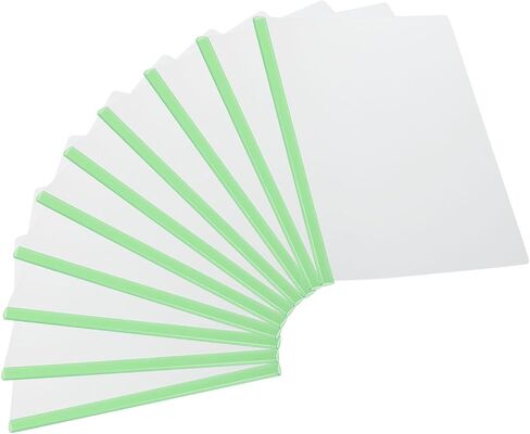 PATIKIL Clear Report Covers with Sliding Bar, 10 Pcs 8 mm Slide-Grip Resume Cover 50 Sheets Capacity, A4 Presentation Folders for File, Resume, Rose in Saudi Arabia
