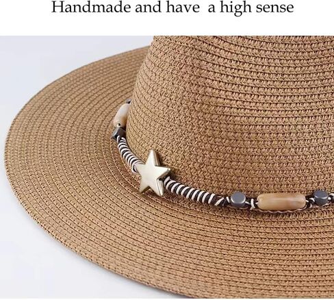 LQI Hat Bands for Cowboy Hats Panama Rancher Hats Fedora Hats Men Women Handmade in Saudi Arabia