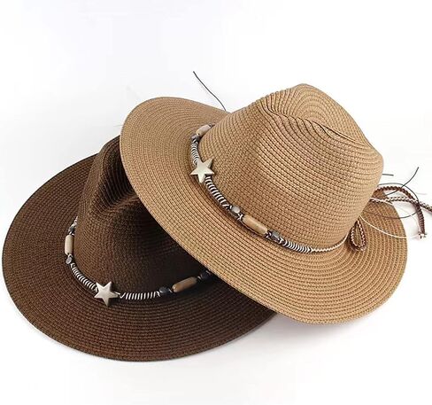LQI Hat Bands for Cowboy Hats Panama Rancher Hats Fedora Hats Men Women Handmade in Saudi Arabia