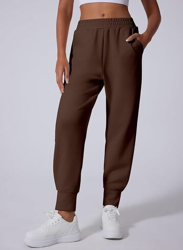 Aleumdr Women's High Waisted Sweatpants with Pockets Workout Running Jogger Pants Baggy Lounge Sweat Pants in Kuwait