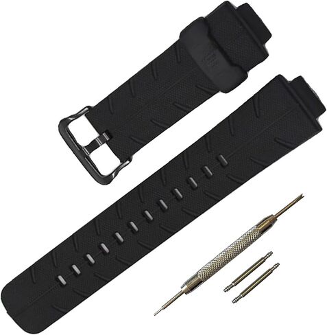 حزام ساعة بديل من الراتنج/حزام الساعة لـ Casio G-300-2A G-300-3A G-300-4A G-301B-1A G-301BR-1A G-306X-1A G-350-2A G-350-5A in Saudi Arabia