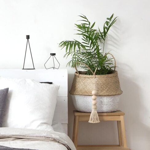 LIOOBO String Tassels Ornaments Beads Garland Pendant Retro Cotton Tassel Home Decorations 8 Pieces in Kuwait