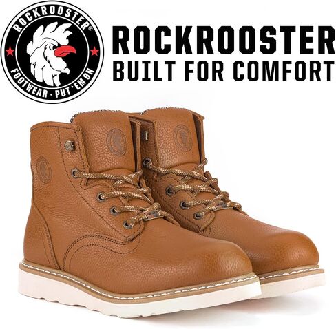 ROCKROOSTER Work Boots for Men, Durable Comfortable and Breatable Work Shoes in Kuwait