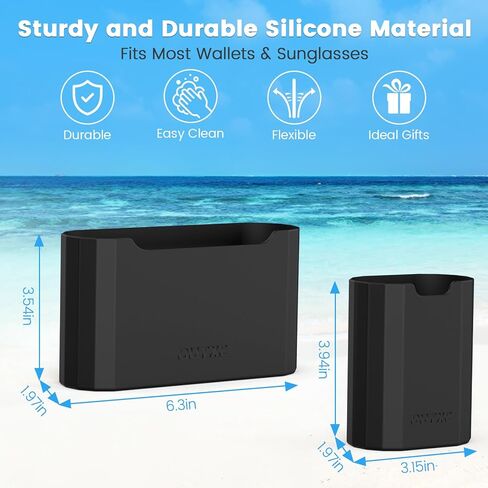 OUTXE 2 حزمة سيليكون حقيبة بوج المنظم إدراج، 2 حزمة كوب حقيبة بوج وحامل الهاتف، مرفق حامل كوب كبير ل40 أوقية ستانلي متوافق مع جميع حقيبة بوج in Kuwait