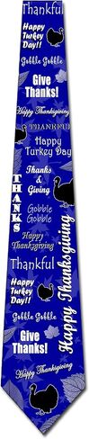 Thanksgiving Ties Fall Turkey Neckties Mens Holiday Tie in Saudi Arabia
