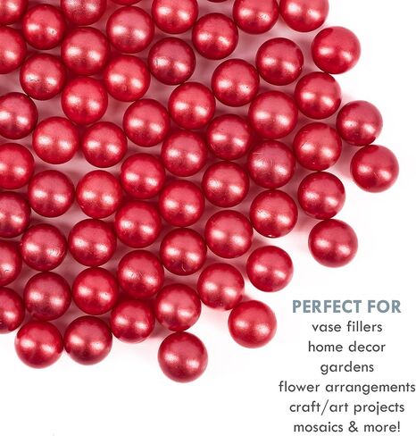 Galashield Black Marbles for Vases | Glass Marbles Bulk Vase Fillers | Glass Beads for Vases, Round Marble 1lb, (approx. 80 pcs) in Saudi Arabia
