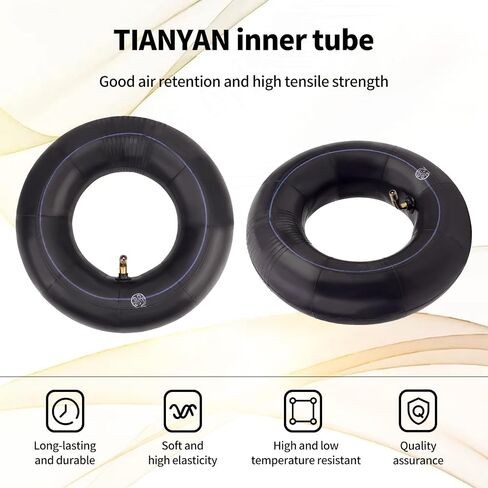 4.10/3.50-4 Tire Inner Tubes(2 pcs) Replacement for Hand Truck Dollies Wheelbarrow tire 4" Trunk Tractor Garden Carts Golf Cart Mowers Trailer Trolley Wagon and more. in Saudi Arabia