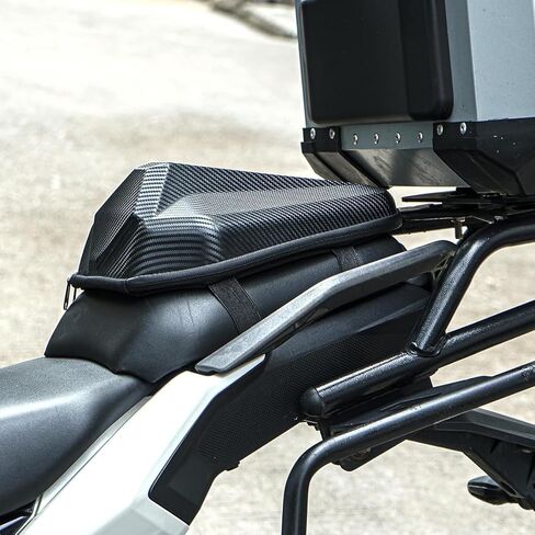 Motorcycle Tail Bag Multifunctional Waterproof Hard Case Universal Storage Tail Bag for Most Motorcycle Motorbike Street Sports Bike in Saudi Arabia