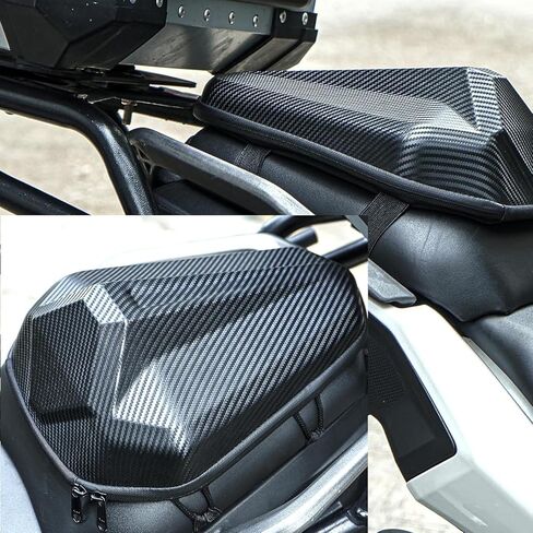 Motorcycle Tail Bag Multifunctional Waterproof Hard Case Universal Storage Tail Bag for Most Motorcycle Motorbike Street Sports Bike in Saudi Arabia