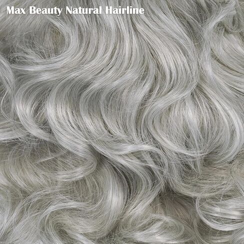 مجموعة شعر مستعار سانتا لحية وشعر مستعار رمادي من LABEAUTÉ Max Beauty Santa - شعر مستعار سانتا كلوز، حزمة شعر ولحية رمادية كلاسيكية لحفلات عيد الميلاد in Saudi Arabia
