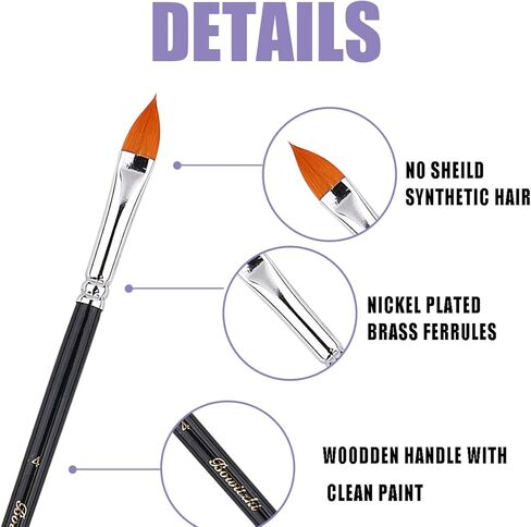 Bowitzki Professional Face Paint Brush (Petal) in Kuwait