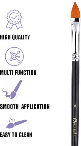 Bowitzki Professional Face Paint Brush (Petal) in Kuwait