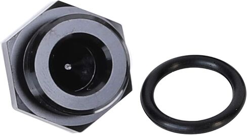 -16 AN Aluminum Male Plug with 16AN O Ring Black in Saudi Arabia
