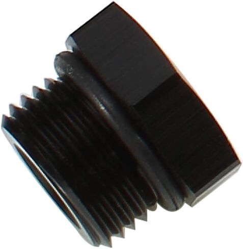 -16 AN Aluminum Male Plug with 16AN O Ring Black in Saudi Arabia