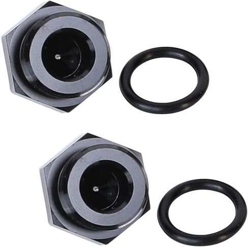 -16 AN Aluminum Male Plug with 16AN O Ring Black in Saudi Arabia
