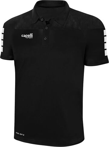 Capelli Sport Men's Standard Polo T-Shirt, Tribeca V-Neck Gym Workout Top in Saudi Arabia