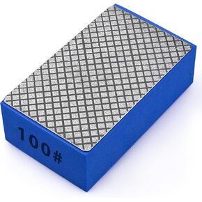 4 قطعة منصات تلميع اليد الماس لطحن الزجاج بلاط السيراميك ، كتل الصنفرة تلميع 60 # ، 100 # ، 200 # ، 400 # in Kuwait