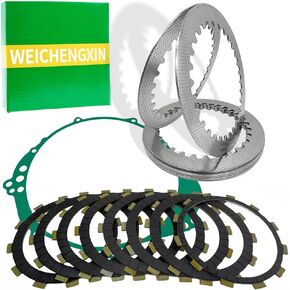 Clutch Kit Heavy Duty Springs & Cover Gasket Compatible with Yamaha R1 YZF-R1 1999-2003