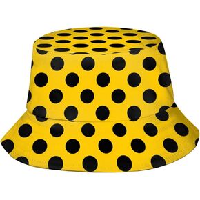 Colorful Polka Dots Bucket Hat for Women and Men,Funny Beach Sun Cap Fisherman Hat for Travel Outdoor Hiking